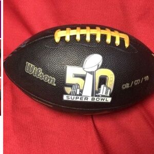 NFL Super Bowl 50 promo football